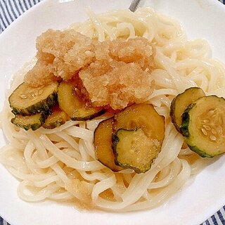 ぶっかけ黒酢大根おろし冷やしうどん